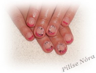 lakkzselé akrillal festve