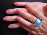 rózsaszín gél lakk