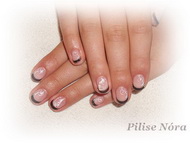 lakkzselé zselés festéssel díszítve