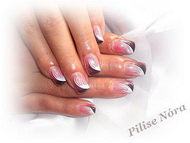 lakkzselé zselés festéssel díszítve