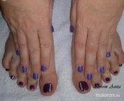 kéz gl láb sima lakk