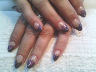 gél lakk porcelánon