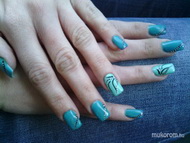 gél lakk porcelánon