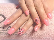 gél lakk porcelánon