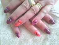 gél lakk porcelánon