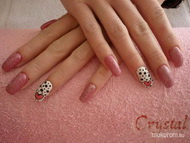 gél lakk porcelánon