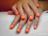 Orsinak pink narancs ombre