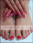 Best Nails - Porci stiletto és Shellac lábon