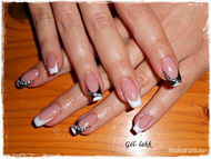 fekete fehér gél lakk