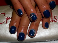 Kékség swarovskival