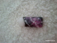 fekete pink márványos