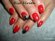 saját köröm erősítés és gél lakk