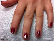 Manikűr lakkozással