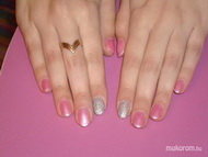 Krisztinek csini rózsaszín ezüst