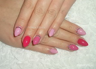 Best Nails - épített zselé három féle gél lakkal