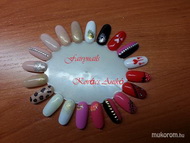 géllakk díszítés