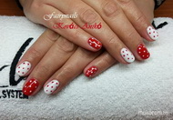 kis pöttyös géllakk