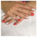 Gél lakk csillámmal