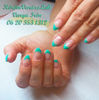 Best Nails - Zöld végű francia
