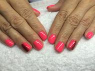 Neon pink es ombre