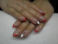 Best Nails - piros fehér