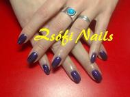 Galaktikus utazás lila csillámos