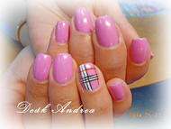 Best Nails - kockás gél lakk