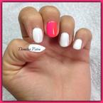 Gél lakk neon ombre 