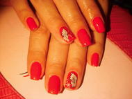 Ferrari piros Akrillal