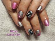 Króm koponyás matricával