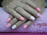 Best Nails - pöttyös rózsás