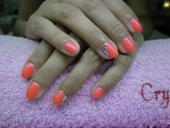 Best Nails - neon kövekkel