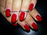 Vérvörös géllakk