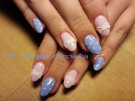 Lánykámnak géllakkos akrilos porci masnis