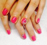 Gél lakk Swarovskival 