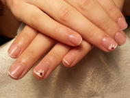 Best Nails - Lotticska mini francia gél lakkja