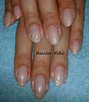 Shellac akril díszítéssel