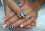 Best Nails - csíkos