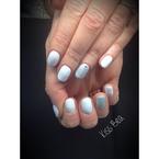 Best Nails - Fehér ezüst kombó