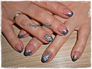 gél lakk akril festéssel