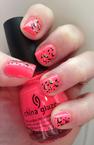Short Nails Animal Print