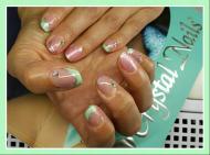 Pisztácia málnahabbal