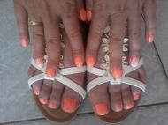 ombre díszítéssel