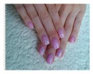  gél lakk csillámszállal