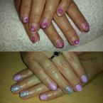 4hetes lenövés és a köröm töltés után