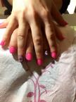 Manicura Permanete con la bandera de Londres 