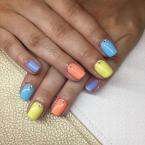 Best Nails - szívárvány