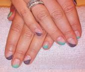 Best Nails - Türkizes szürkés