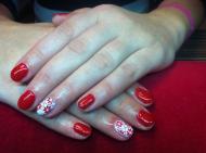 Best Nails - Csillogós norvégmintás