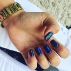 Best Nails - Grafit kék Ombréval